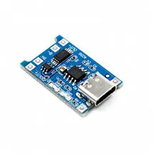 TP4056 Adjustable 1A Li-ion lithium Battery Charging Module with Overcurrent Protection - Type C Port or 5V DC Point for Input power, Full charge voltage: 4.2V,Output : 4.5-5.5V,